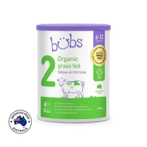 Bubs Organic Grass Fed Follow-on Formula Stage 2 (6-12 Months) 800g