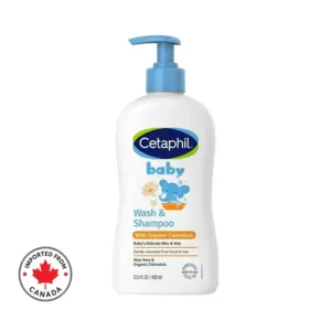 Cetaphil Baby Wash & Shampoo with Organic Calendula 400ml