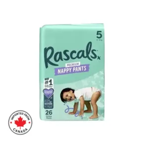 Rascals Premium Nappy Pants Size 5 (13kg-18kg) 26 Pack